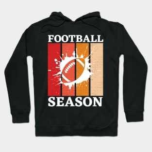 Vintage Football Season Football Mom Funny Thanksgiving Gift For Women Hoodie